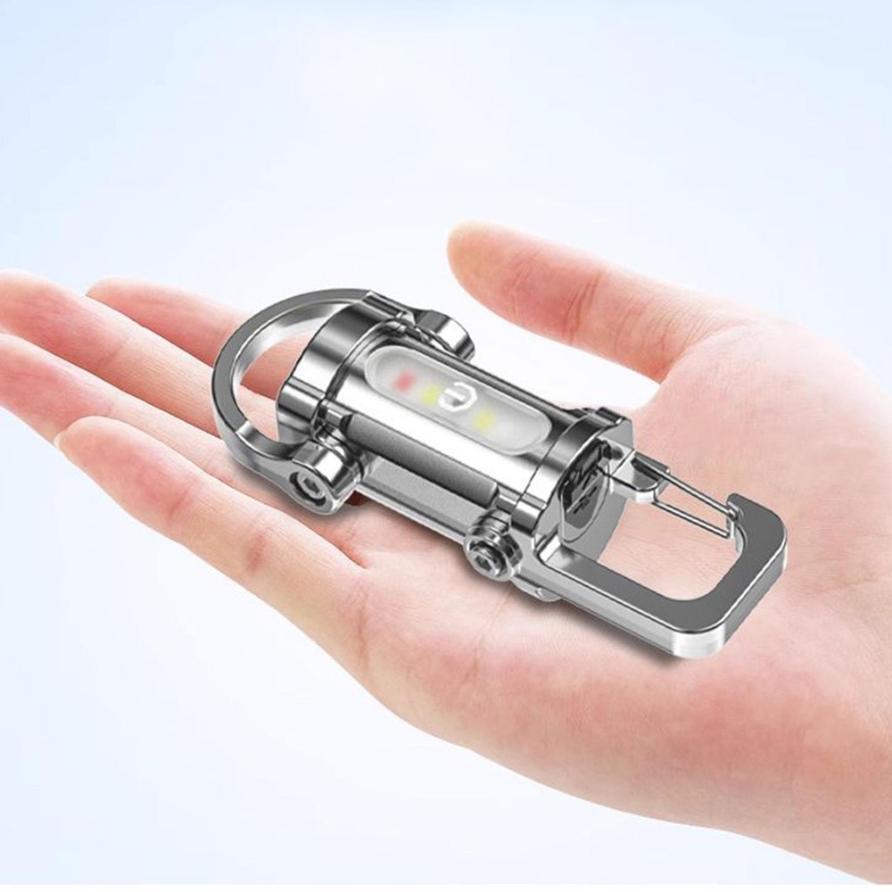 Keychain Flashlight Small Keychain Flashlight USB Charging All-Weather