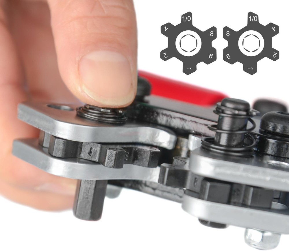 Versatile Crimping Tool for Various Cable Sizes