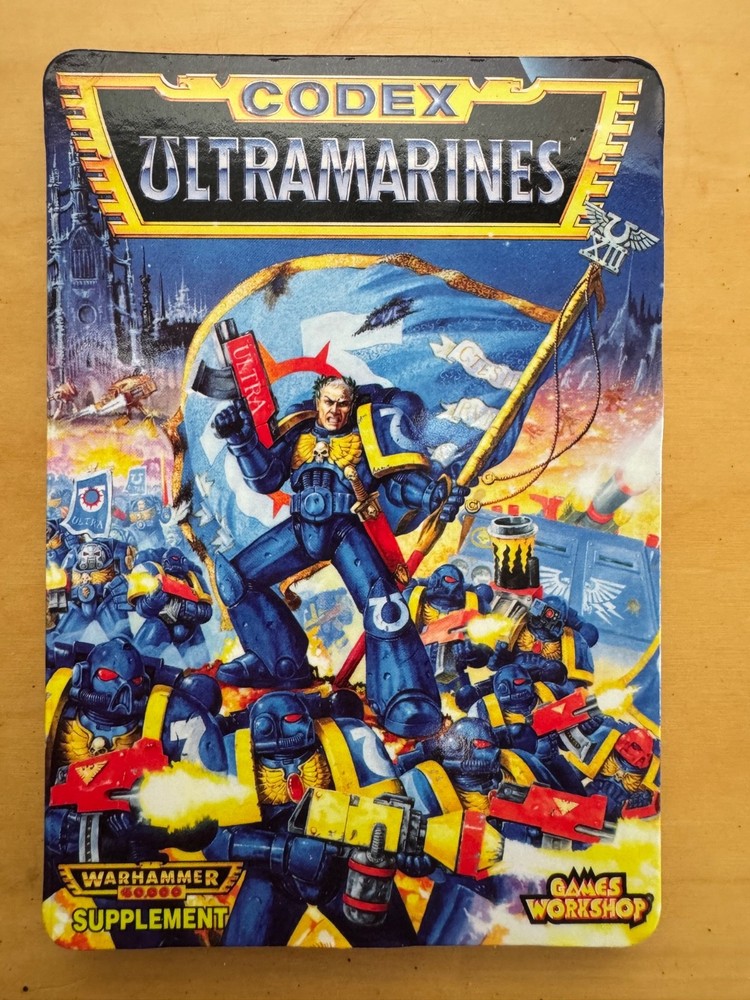 Ultramarines - Warhammer Second Edition Codex Coaster - New - Official Licensed