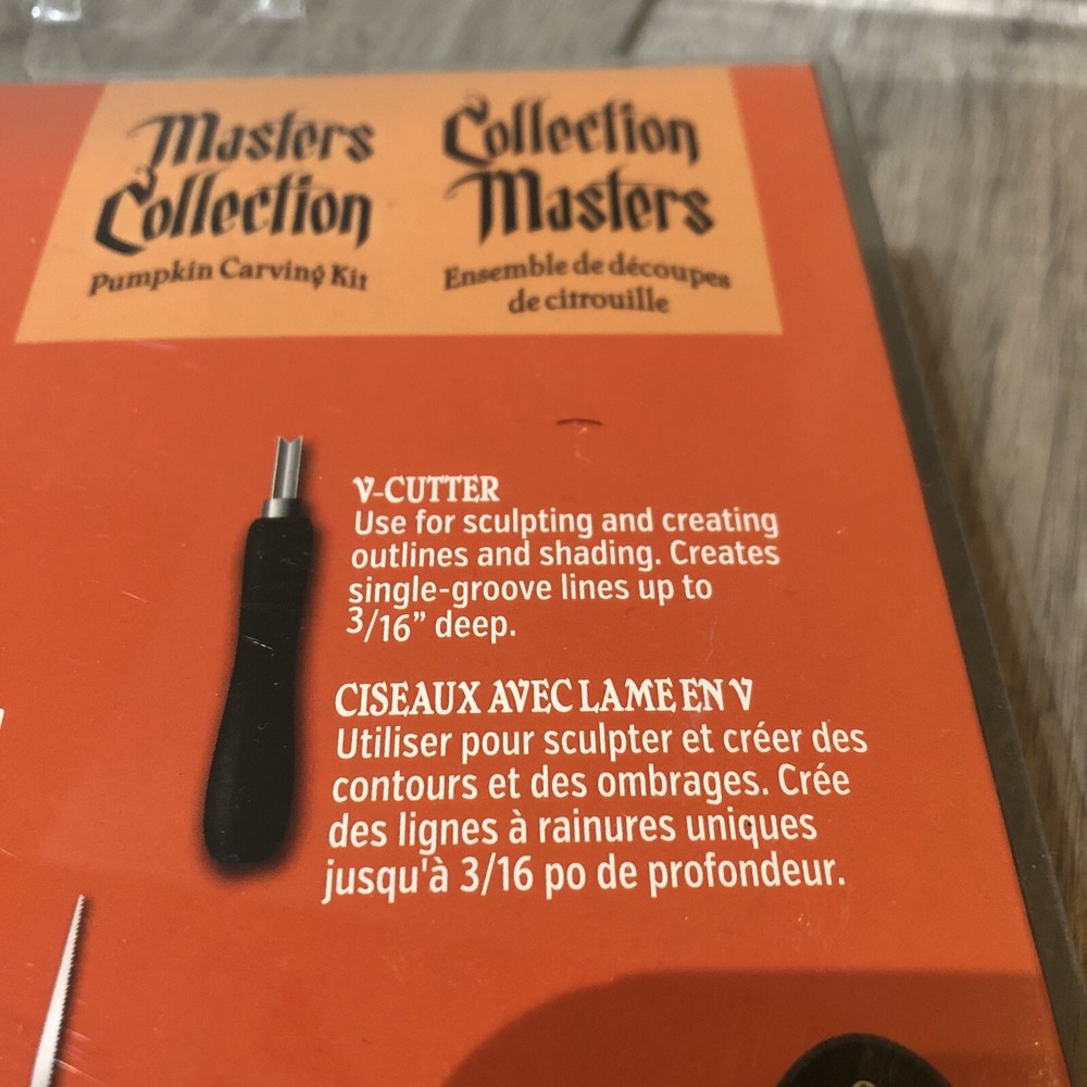 Pumpkin Masters Masters Collection Stainless Steel Tools Set New