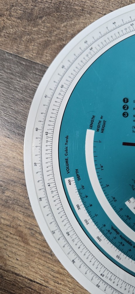 Emmett E “Z” Square Circular Calculator Pre Owned