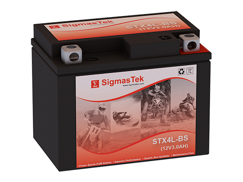 GS Battery GT4L-BS Replacement by SigmasTek Brand