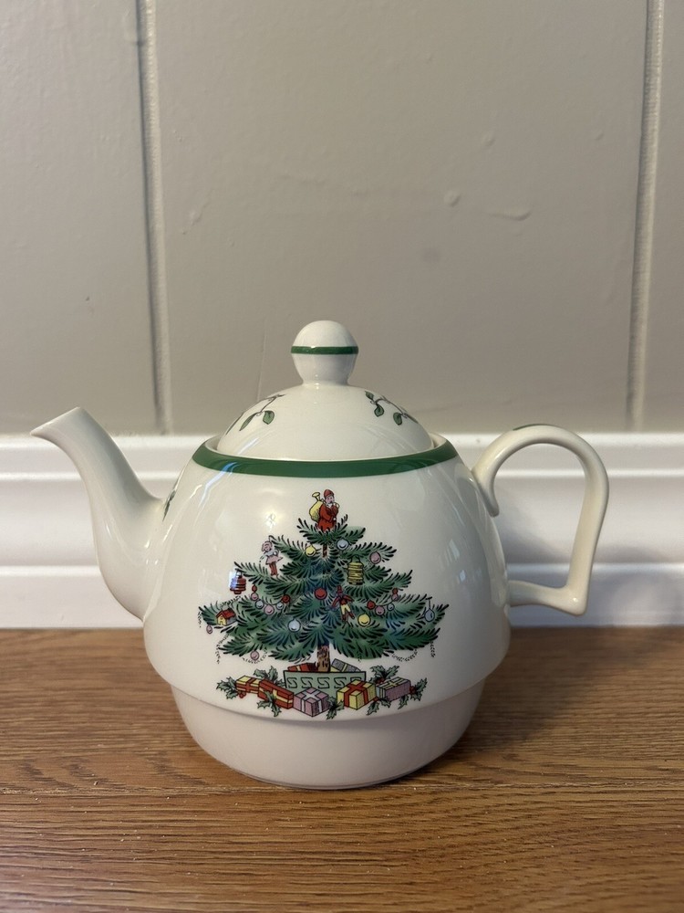 Spode Christmas Tree Cheer Tea For One