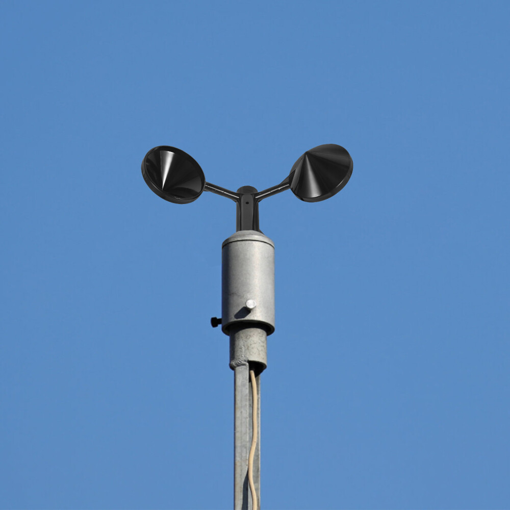 Anemometer Wind-Speed Monitoring Sensor Wind 3-Cup Wind Sensor Anemometer Supply