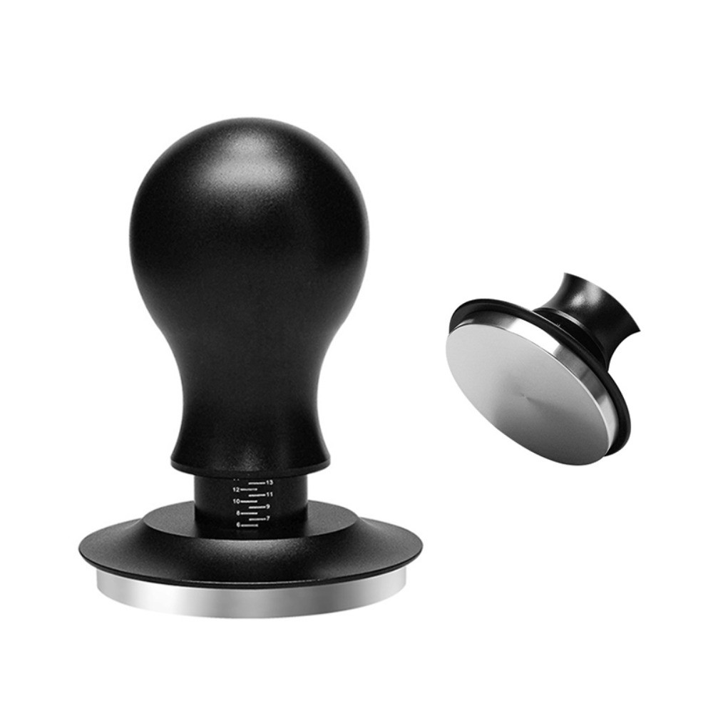 51/53/58MM Coffee Tamper Flat/threaded Bottom Spring Loaded Coffee Leveler US