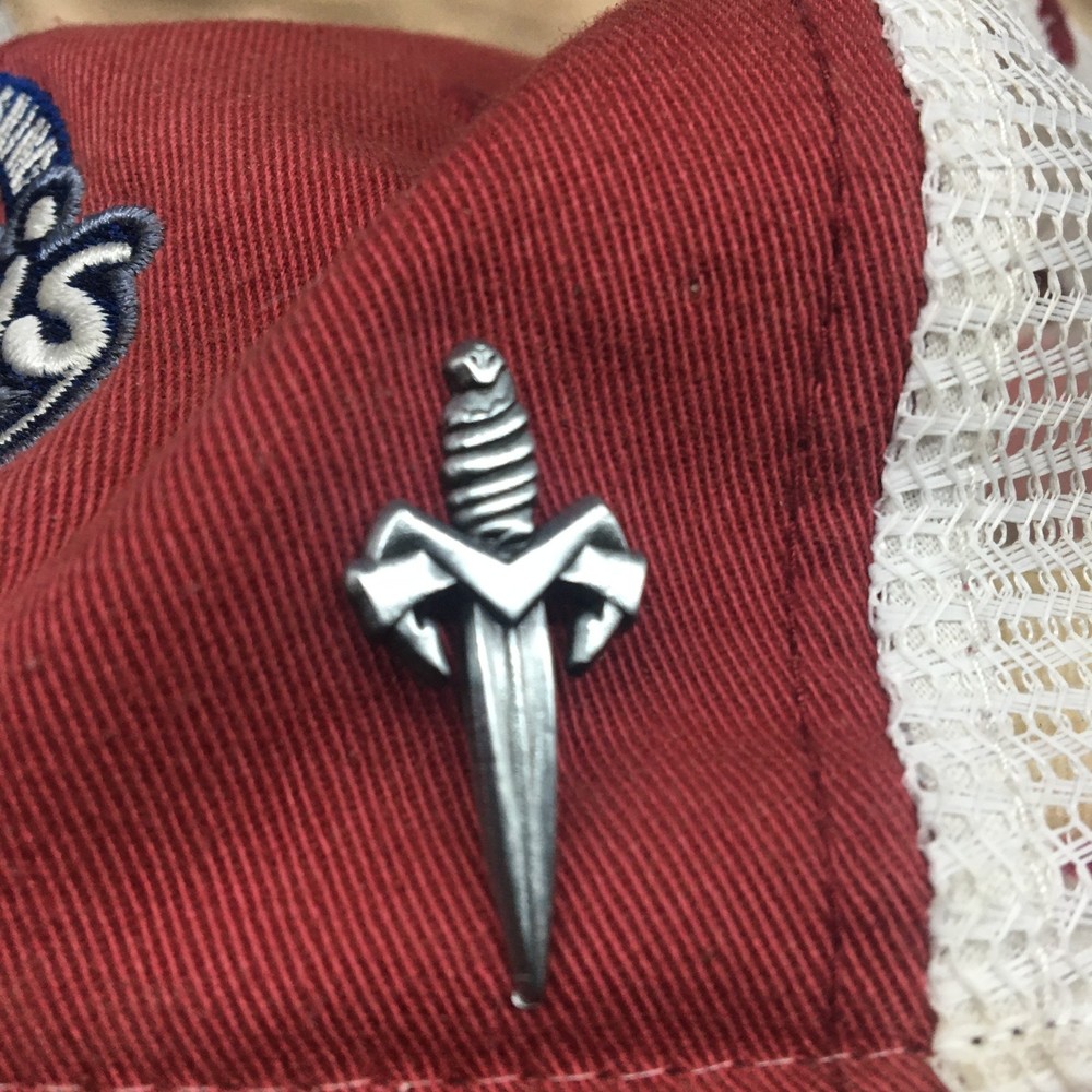 Microtech knives dagger metal hat pin lapel