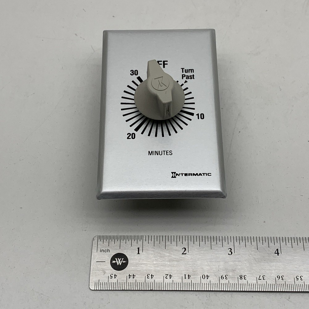 Intermatic FF30MC SPST Spring Wound Countdown Timer Time Switch Dial 0-30 Minute