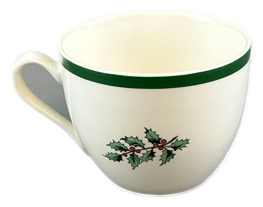Spode Christmas Tree Cup Coffee Tea England VTG