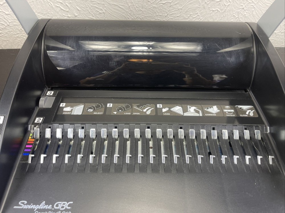 GBC CombBind C12 Binding Machine 12 Sheet Punch & 200 Sheet Binding Capacity