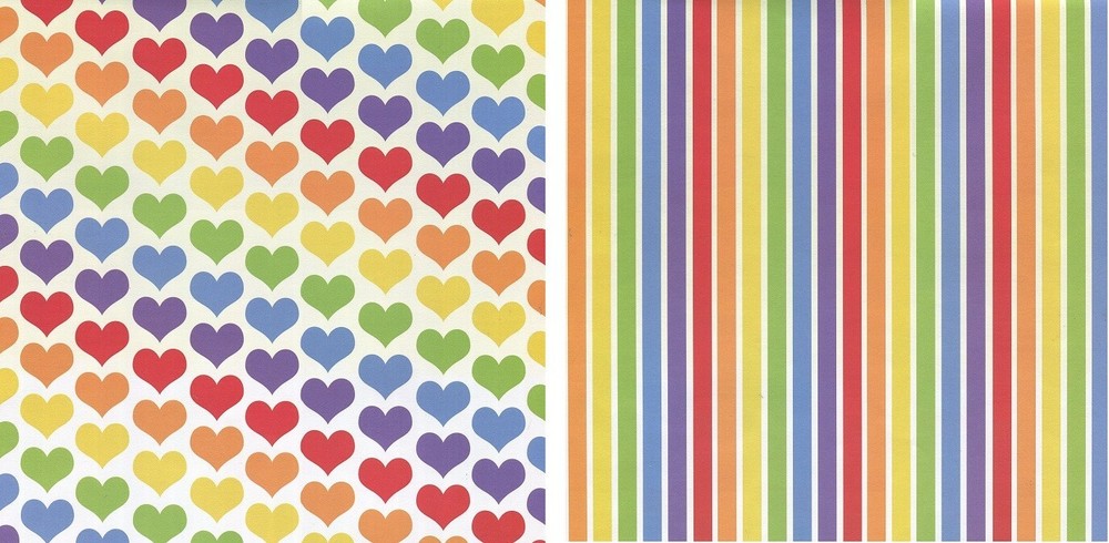 Rainbow Connection #5, DS scrapbook paper - Ella & Viv EAV236