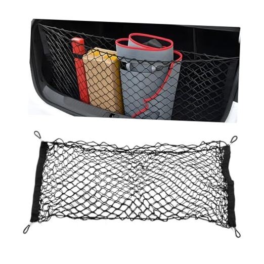 Stretchable Cargo Net, Adjustable Elastic Storage Mesh Nets, 35.4×15.7 Inch