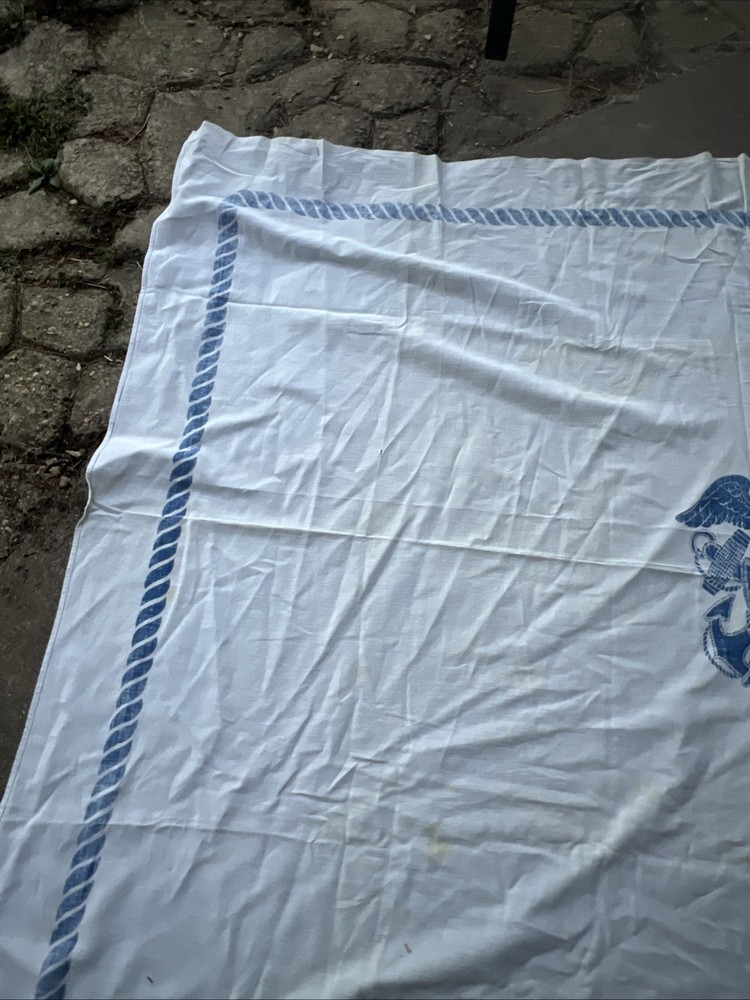 1960s US Navy White Table Cover ? (BB629