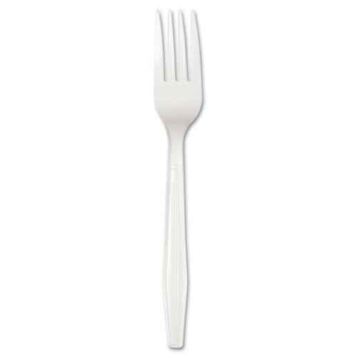 Boardwalk FORKMWPSBX Mediumweight Polystyrene Fork Cutlery - White (100/Bx) New