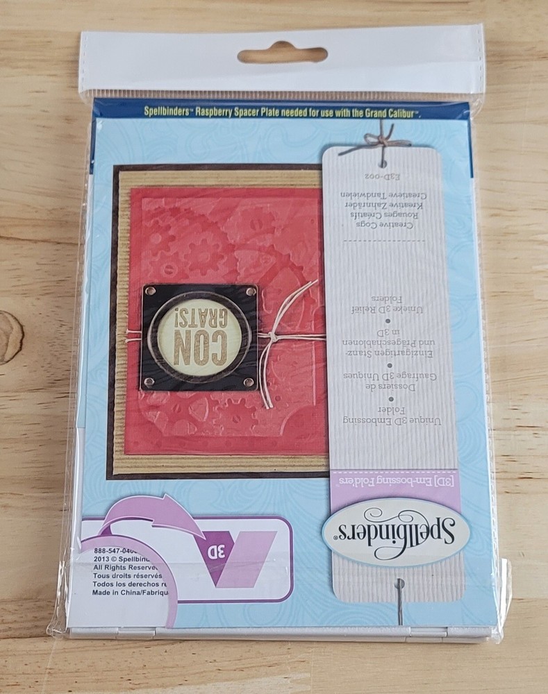 Spellbinders DELIGHTFUL DAISIES & CREATIVE COGS 3D M-Bossabilities 2 Pack