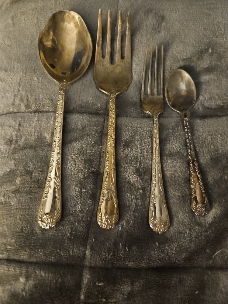 Antique Partial SILVERWARE SET