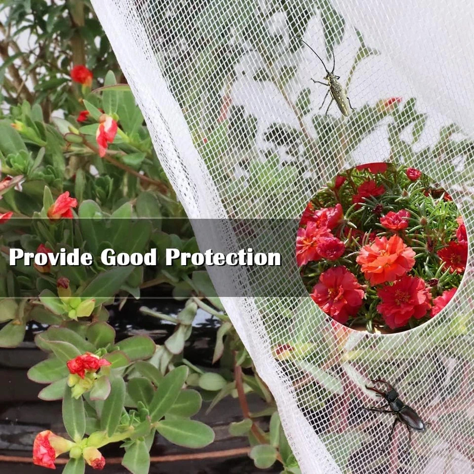 Fruit Tree Netting Large Fruit Tree Covers with Zipper to Protect Fruit from Squ