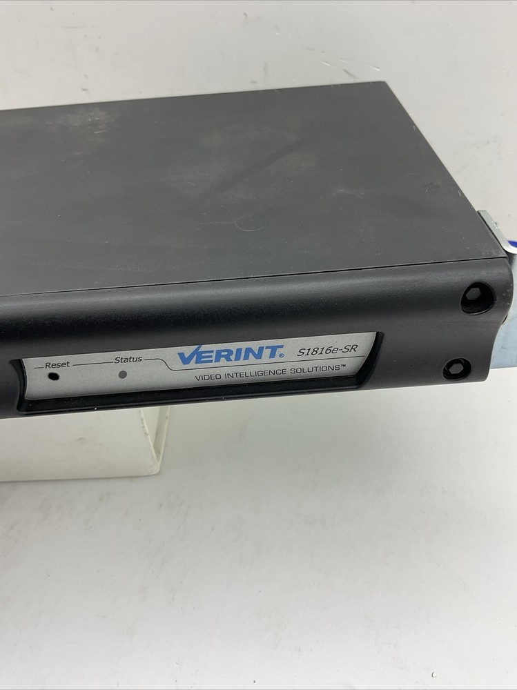 Verint S1816e-SR 16 Channel CCTV Video Encoder ** NO AC Adapter**