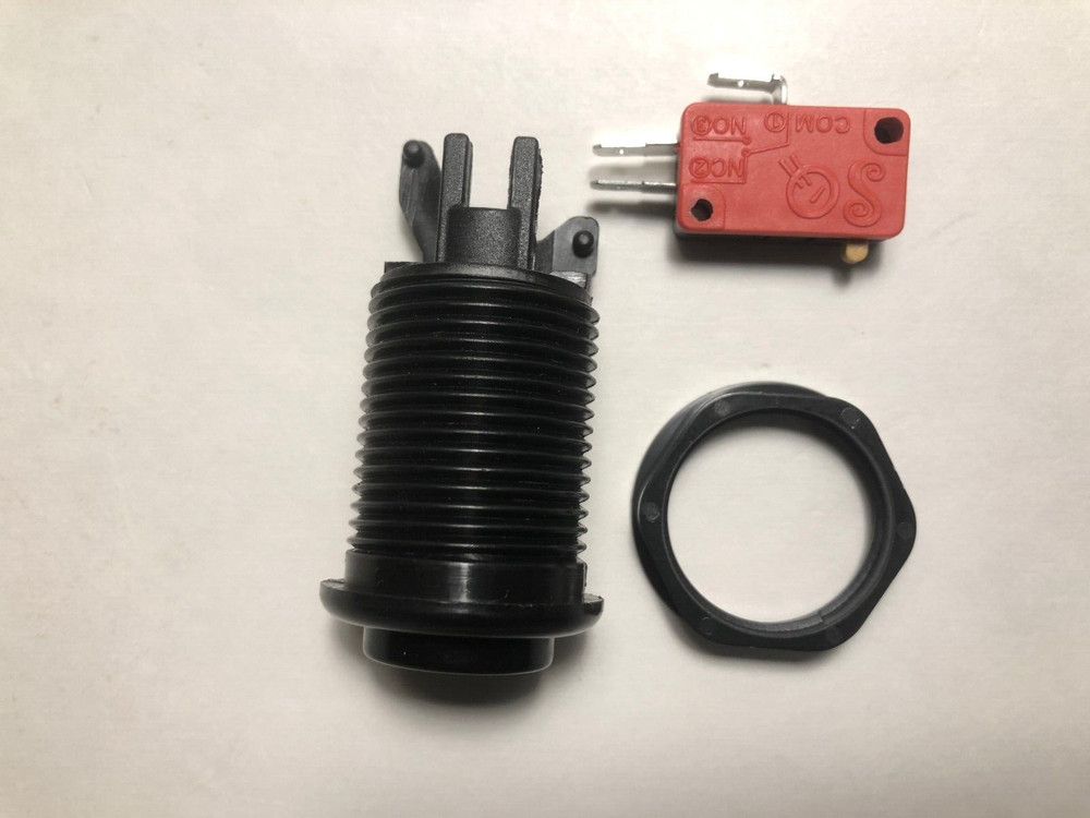 Push Button PAUSE black micro switch replacement multicade arcade cabinet
