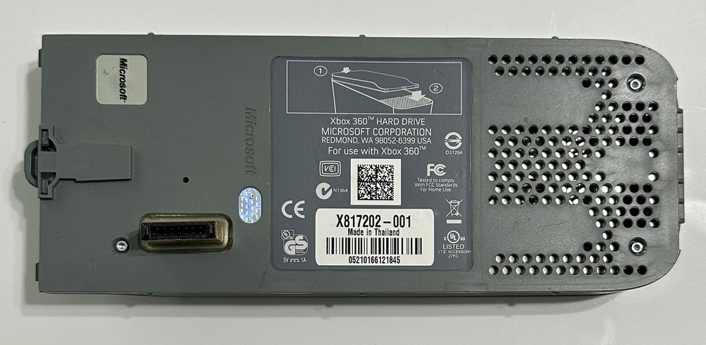 OEM Xbox 360 60GB HDD Microsoft External Hard Drive