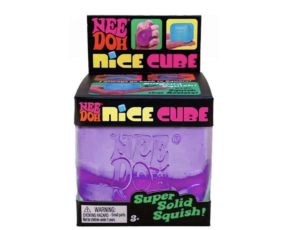NeeDoh Nice Cube PURPLE Stress Ball
