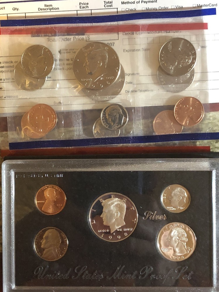 1998-s Silver Proof Set DCAM + 1998 Uncirculated P & D Set