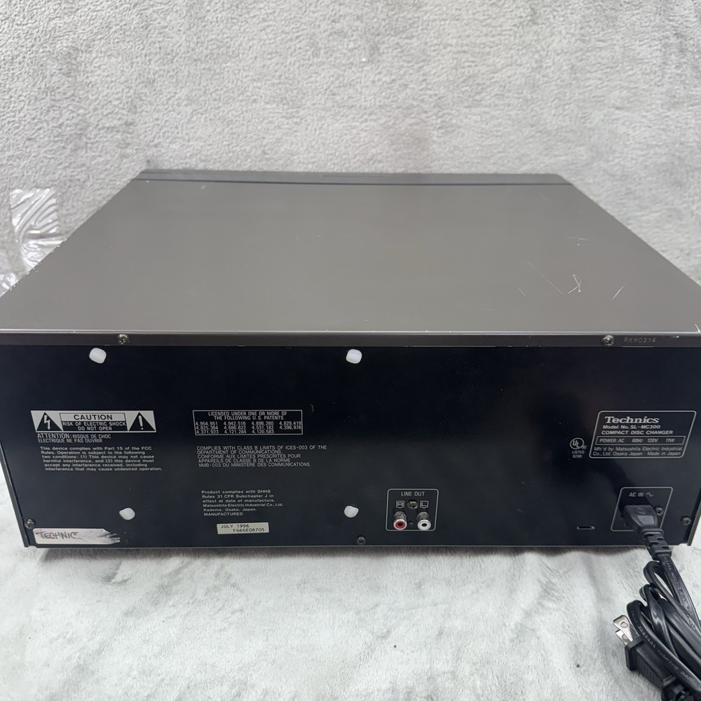 Technics SL-MC300 CD 110+1 Changer Tested Working