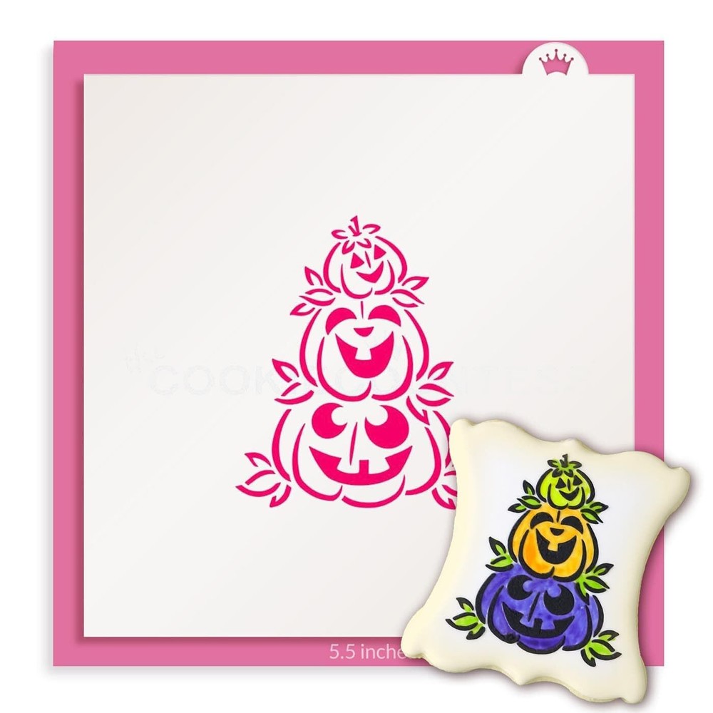 Pumpkin Stack PYO Stencil - Drawn by Krista