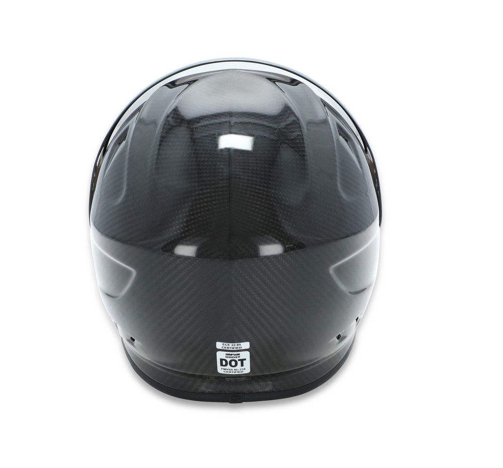 Simpson Ghost Bandit Motorcycle Helmet Carbon Medium Full Face Clear Shield