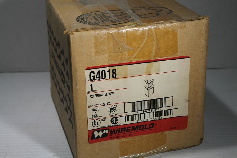 Wiremold G4018 External Elbow Gray
