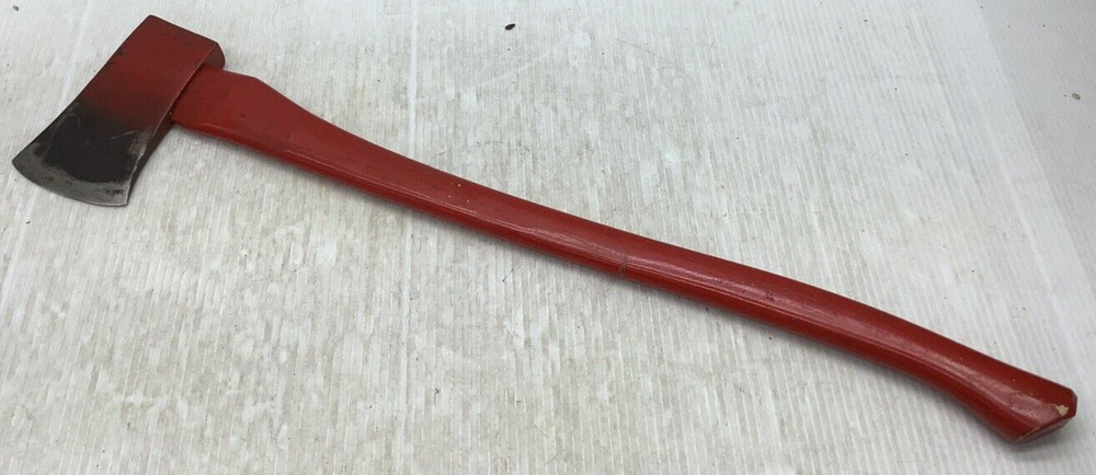 vintage Collins "connie" pattern axe red