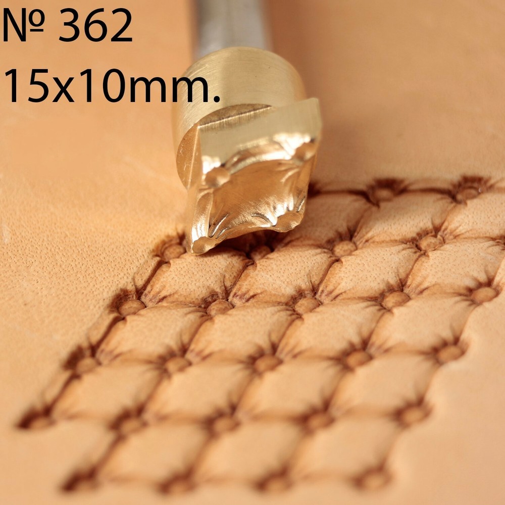 Leather stamp tool crafting crafts brass saddle making stamps #362