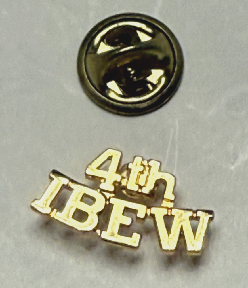 IBEW 4th DISTRICT LAPEL PIN