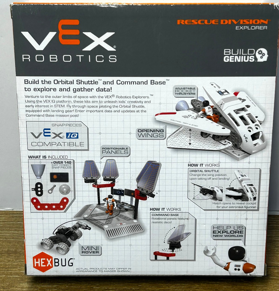 Hex Bug VEX Robotics Space Explorer Rescue Division STEM Construction Kit NEW