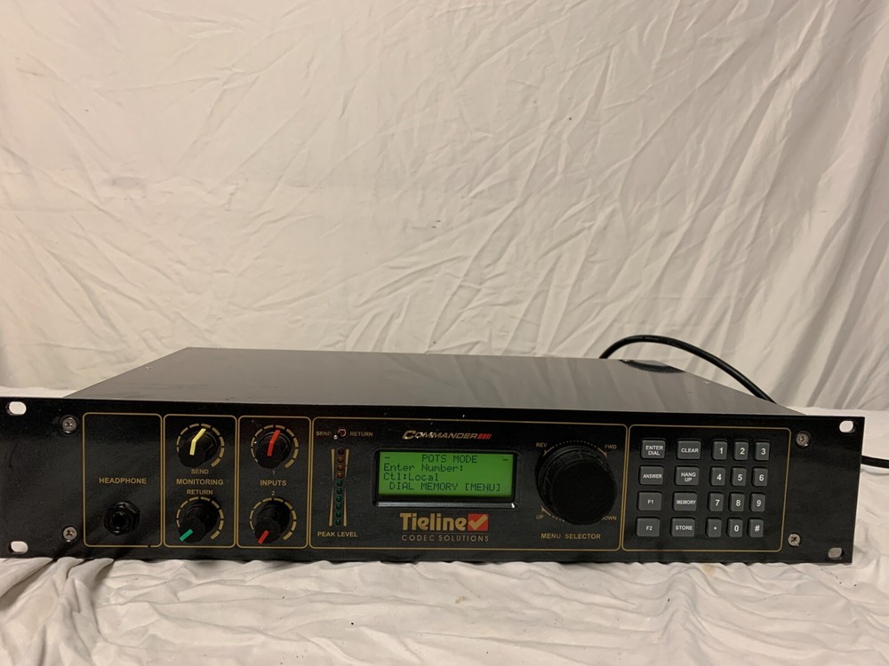 TieLine Codec Solutions TLR200 Commander Rack POTS ISDN Digital Audio Codec Work