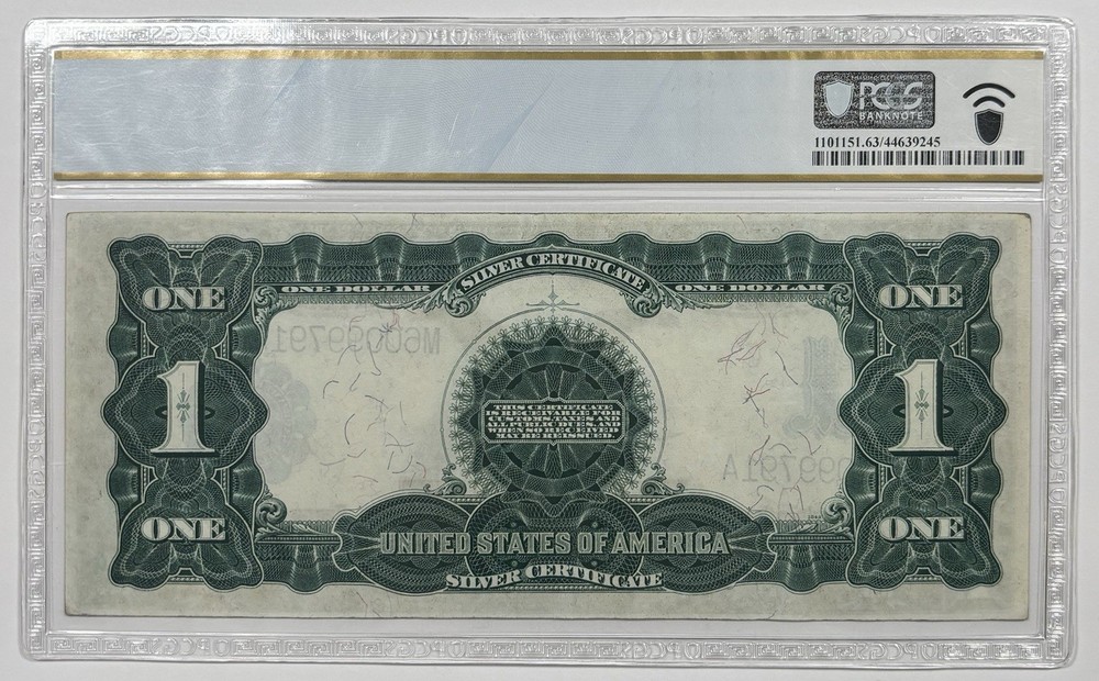 1899 $1 SILVER CERTIFICATE BLACK EAGLE FR#236 PCGS UNC 63