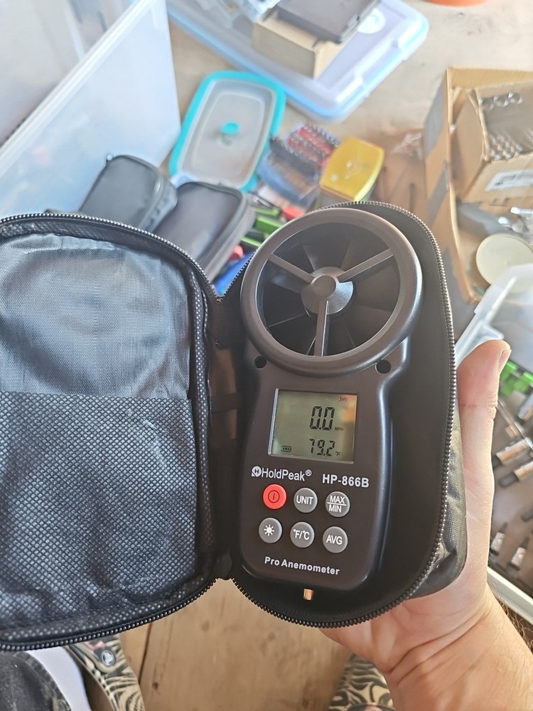 HOLDPEAK 866B Digital Anemometer Handheld Wind Speed Meter