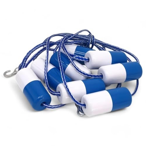 Fibropool Pre-Assembled Safety Rope & Float Adjustable 20" Pool Size White white