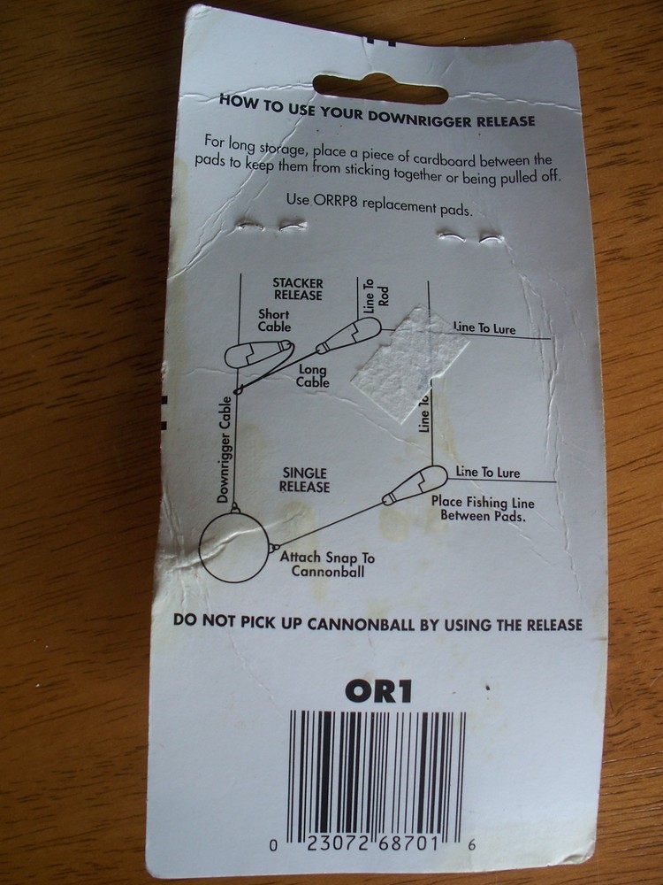 Off Shore OR1 Medium Tension Downrigger Release, New
