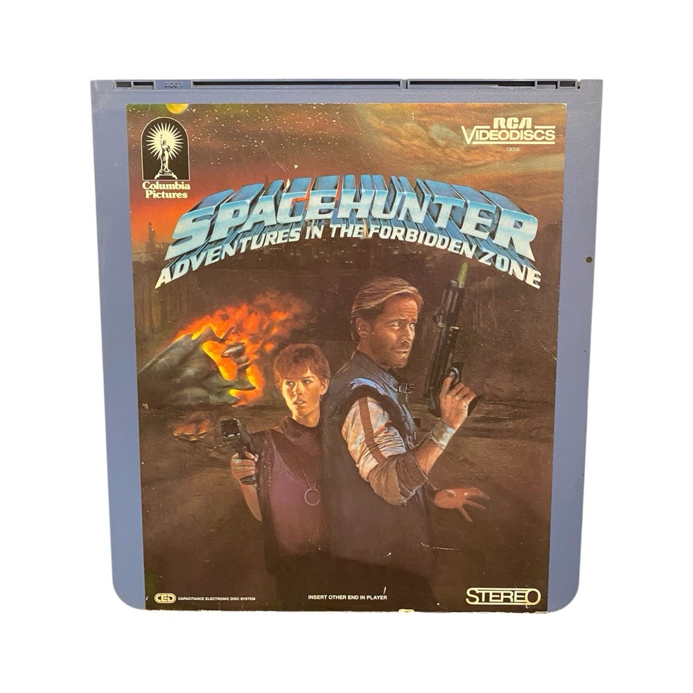 CED Videodisc Laserdisc - Spacehunter: Adventures In The Forbidden Zone Untested