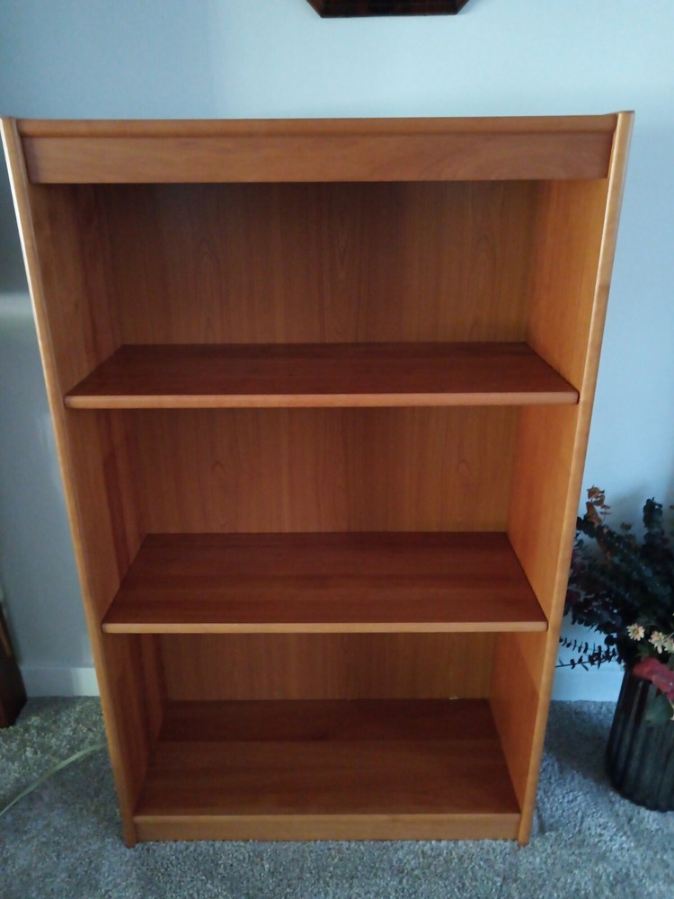 Danish Modern Tall Teak Bookcase