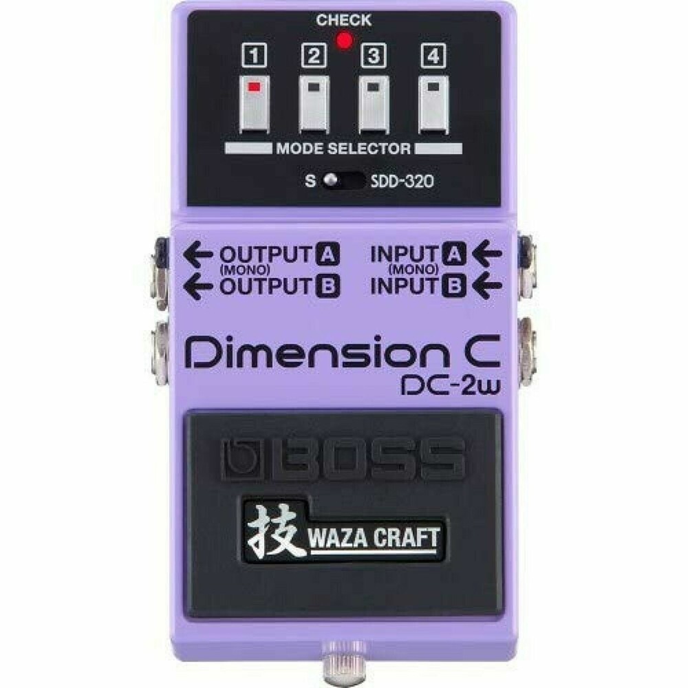 BOSS Dimension C DC-2W Waza craft Technique Bass effects purple