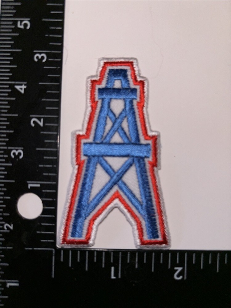 Houston Oilers Texans Iron On Patch