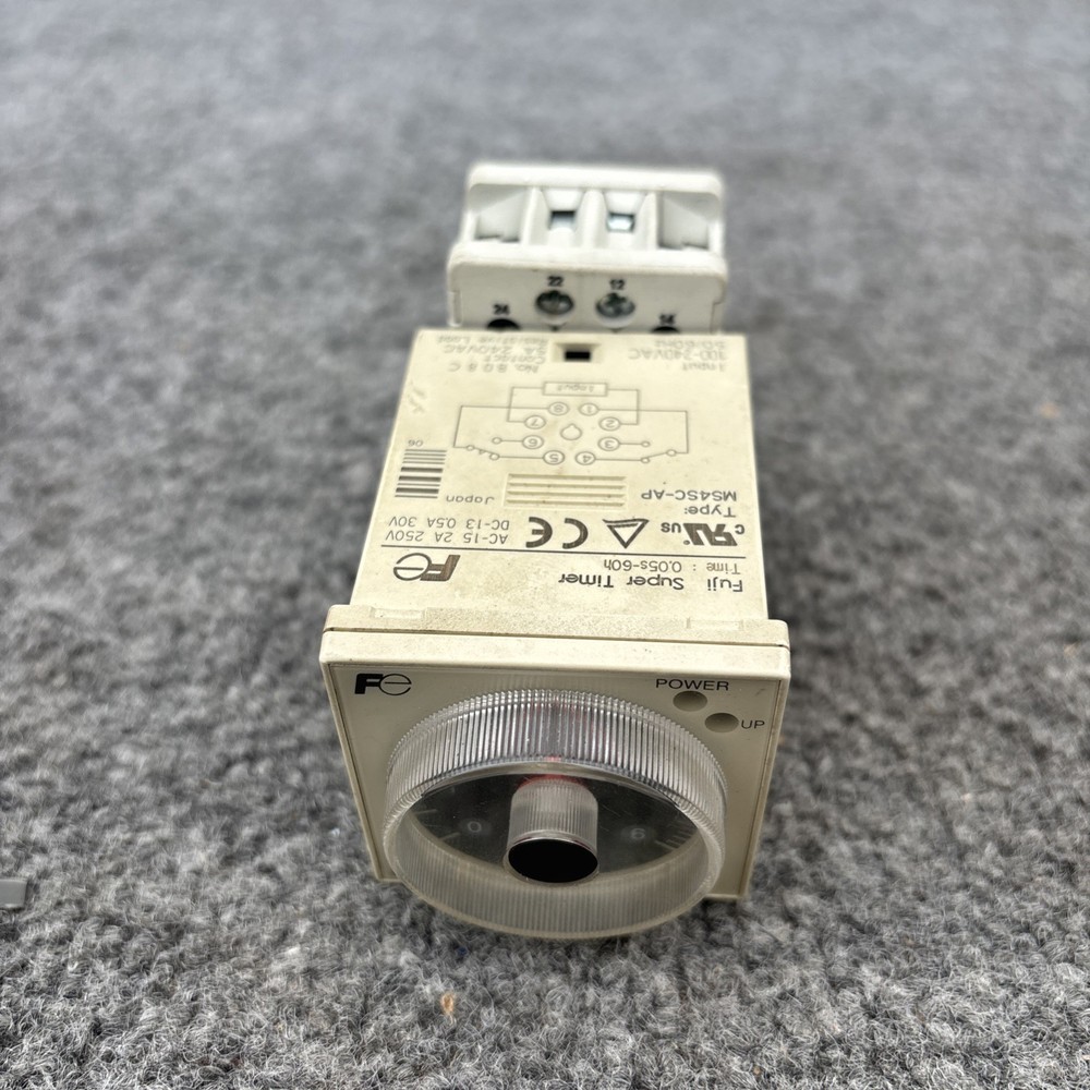 FUJI MS4SC-AP SUPER TIMER 0.05 Sec-60hr Used