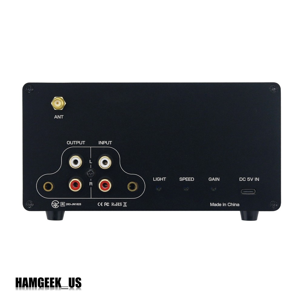 EQ5-PRO 5Bands EQ Equalizer Dual VU Meter Bluetooth5.0 EQ Preamplifier Processor