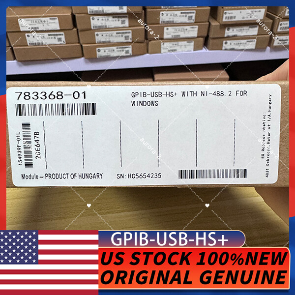 National Instruments Sealed GPIB-USB-HS+ IEEE 488 Controller Analyzer 783368-01