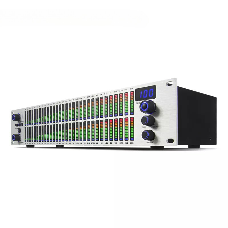Q-312 Professional Audio System Standard 2U Design Led Player Digital Equalizer