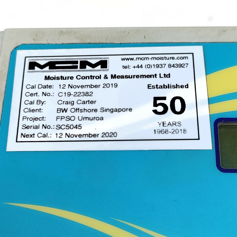 Manalytical µVu Compact ATEX Hygrometer. Model ISPV01 2015/C08A.