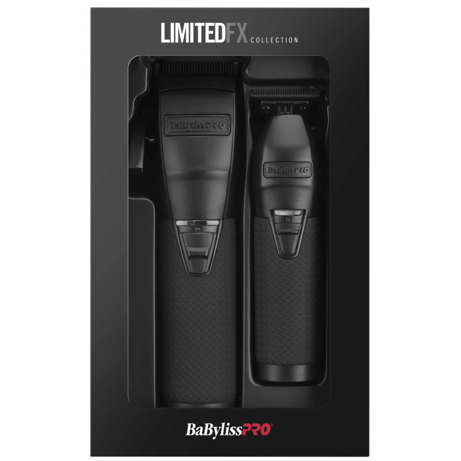 BaBylissPRO LIMITEDFX Clipper & Trimmer Prepack - Matte Black | FXDUOCTMB