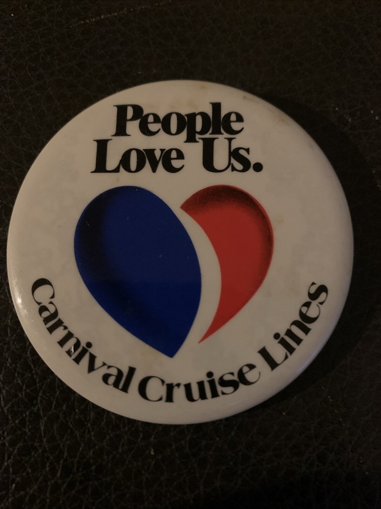 Carnival Cruise Lines Travel Pinback Button