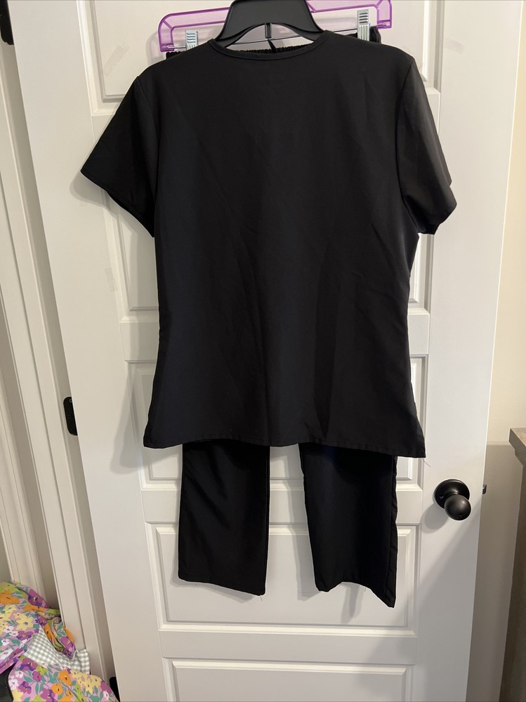Black Scrubaid Scrub set